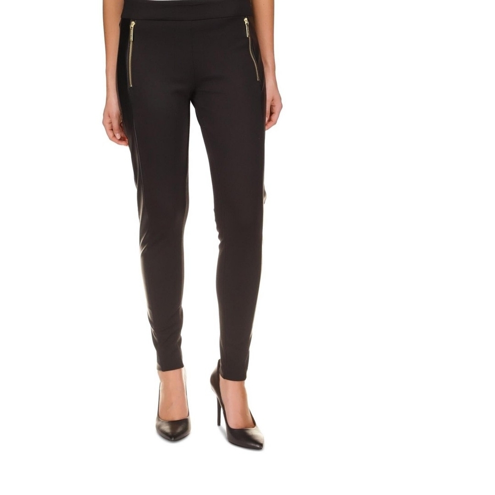 Michael Kors Faux Leathr Panel Leggings XL